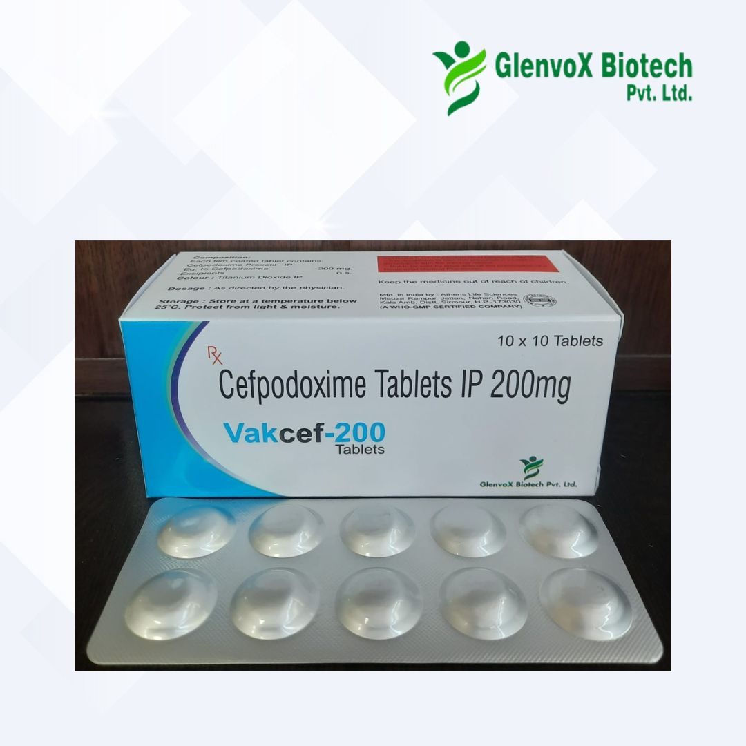 Cefpodoxime Tablets IP 200mg