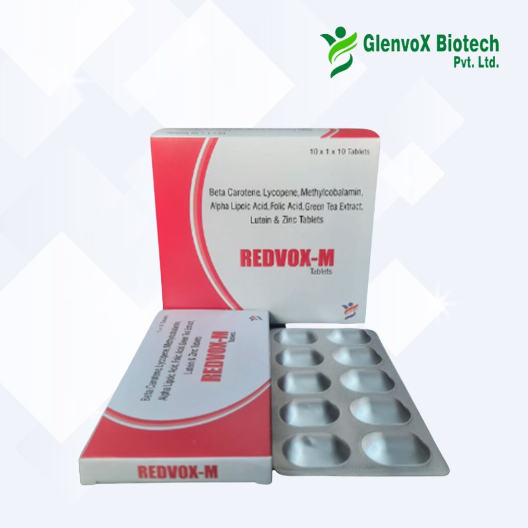 Beta Carotene, Lycopene, Methylcobalamin, Alpha Lipoic Acid, Folic Acid, Green Tea Extract, Lutein & Zinc Tablets