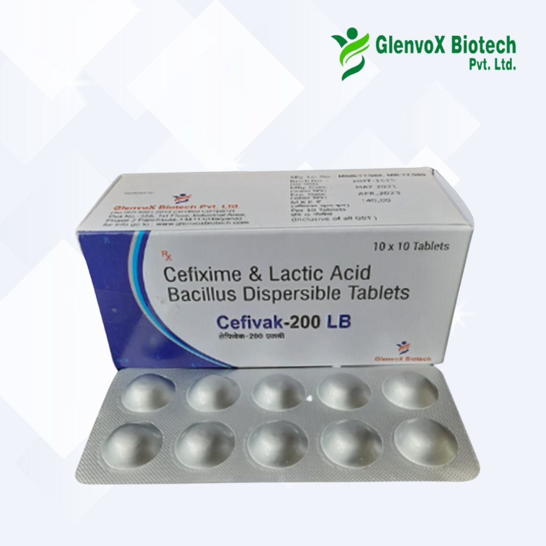 Cefixime & Lactic Acid Bacillus Dispersible Tablets