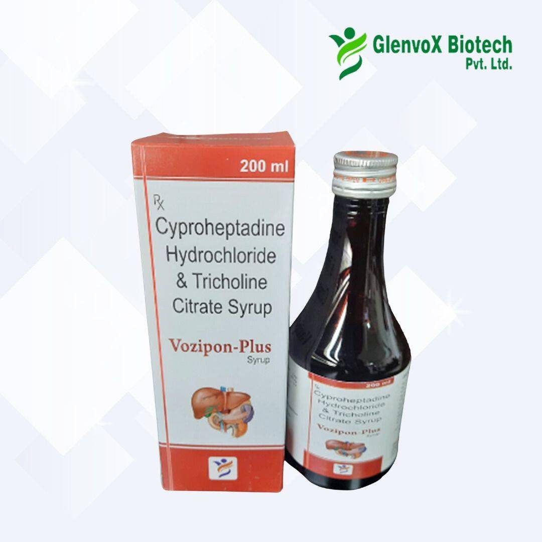 Cyproheptadine Hydrochloride & Tricholine Citrate Syrup