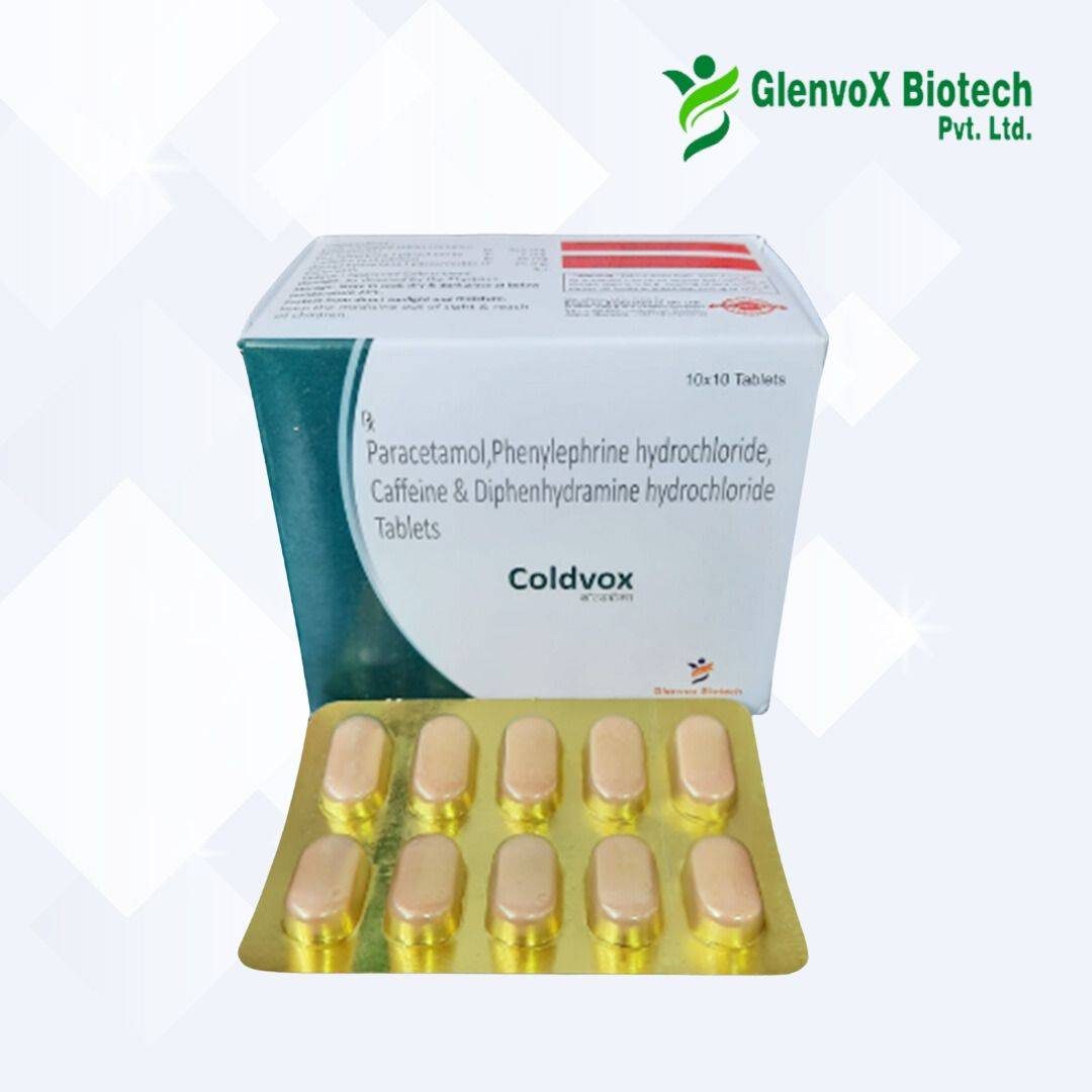Paracetamol, Phenylephrine hydrochloride, Caffeine & Diphenhydramine hydrochloride